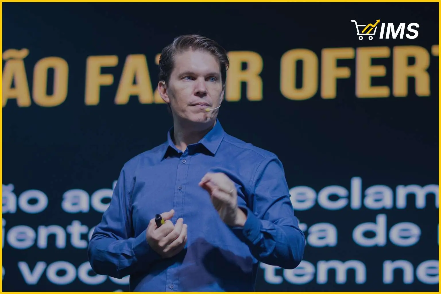 Pedro Della'Nora explicando como fazer oferta que atrai cliente sem queimar margem