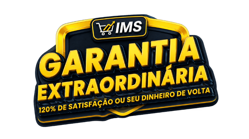Selo Garantia Extraordinária IMS — 120% de satisfação ou seu dinheiro de volta
